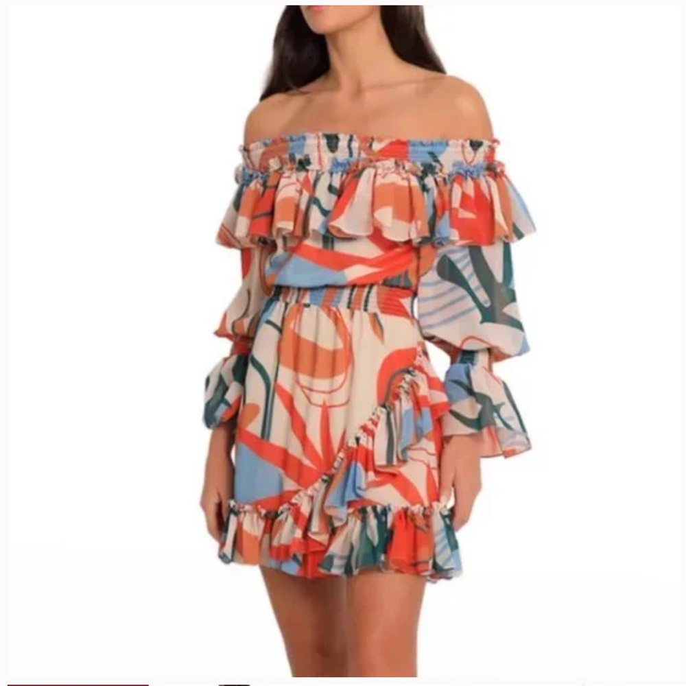 PatBO Rio Off the Shoulder Dress
